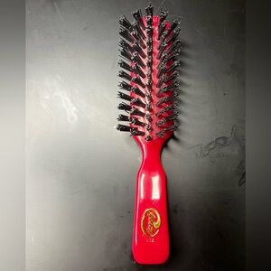 Vintage Goody Bristle teasing brush maroon